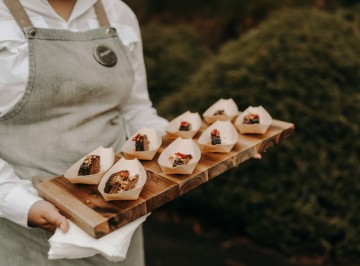 Sticky chilli caramel beef short ribs with candied chilli and peanuts