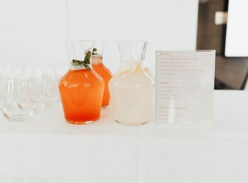 home-made old fashioned lemonade, and rhubarb soda 